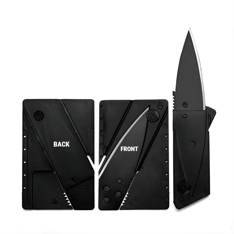 Folding Sharp Wallet Card Edge Tool