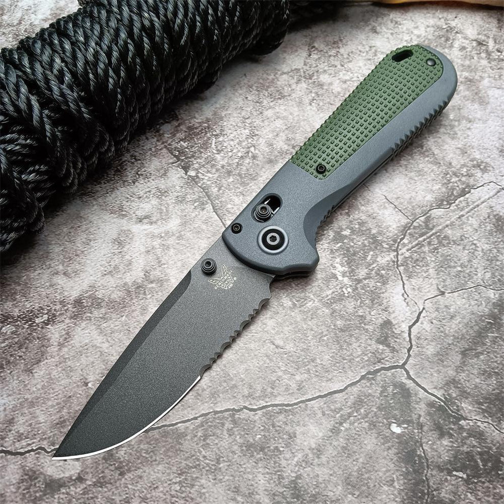 ⚡Last Day 60% OFF-🦋⚔️BM Redoubt 430SBK AXIS Folding Pocket EDC