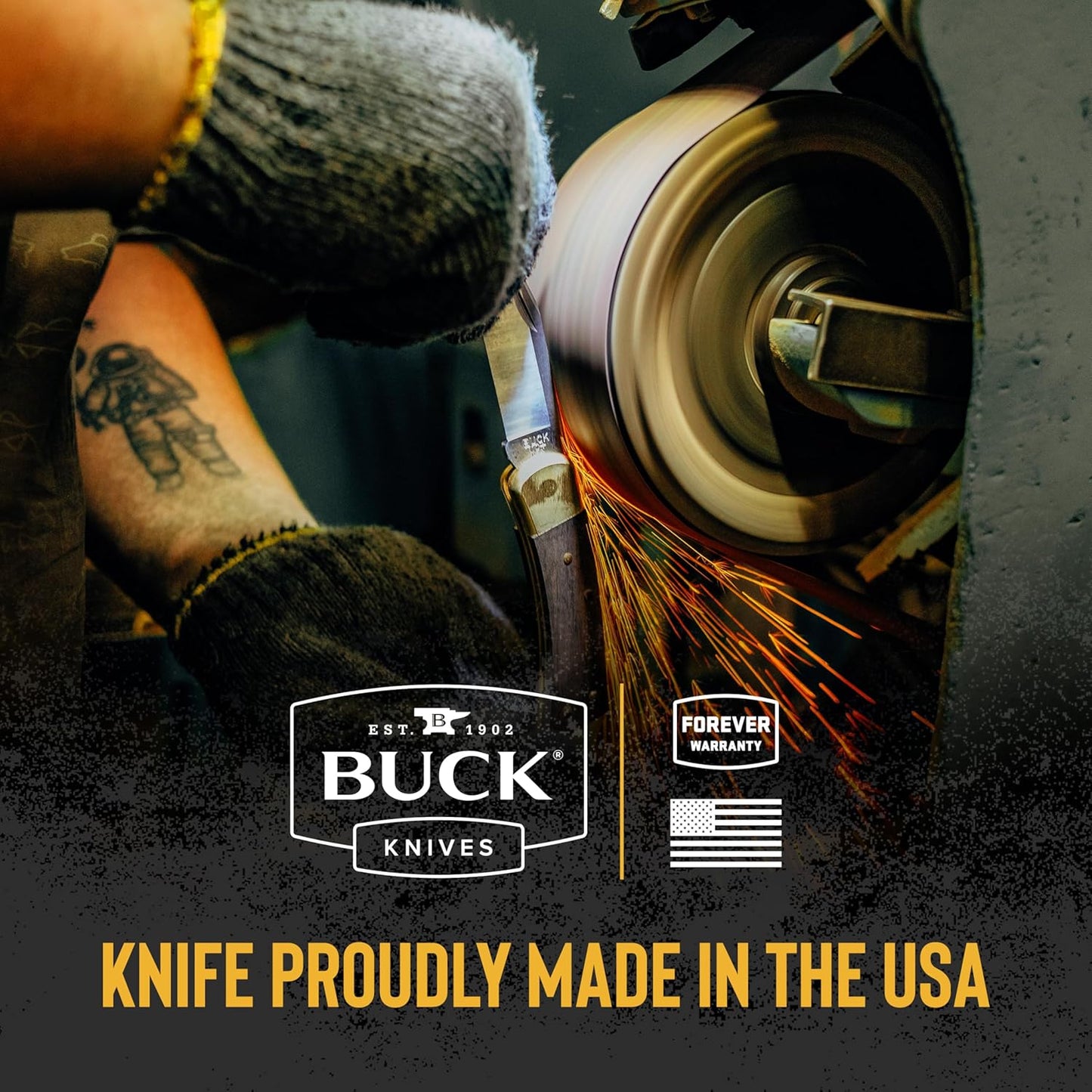 Buck 110 Folding Hunter Lock-back EDC