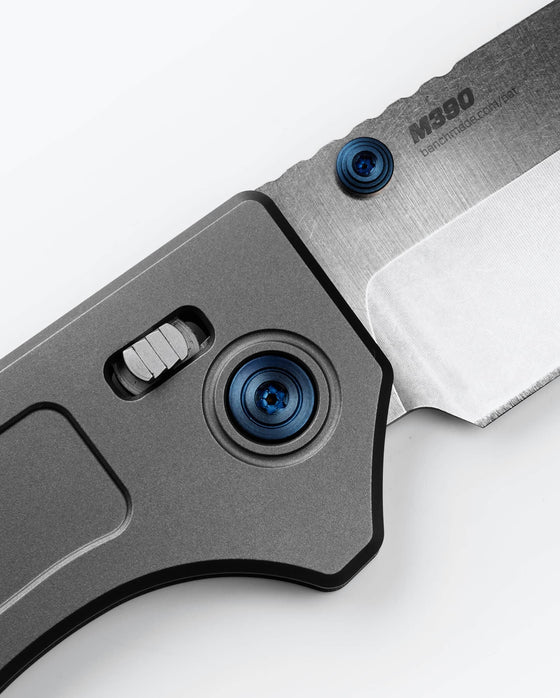⚡Last Day 60% OFF-🦋⚔️BM -748 Narrows 3.43" M390 Drop Point Titanium Handle
