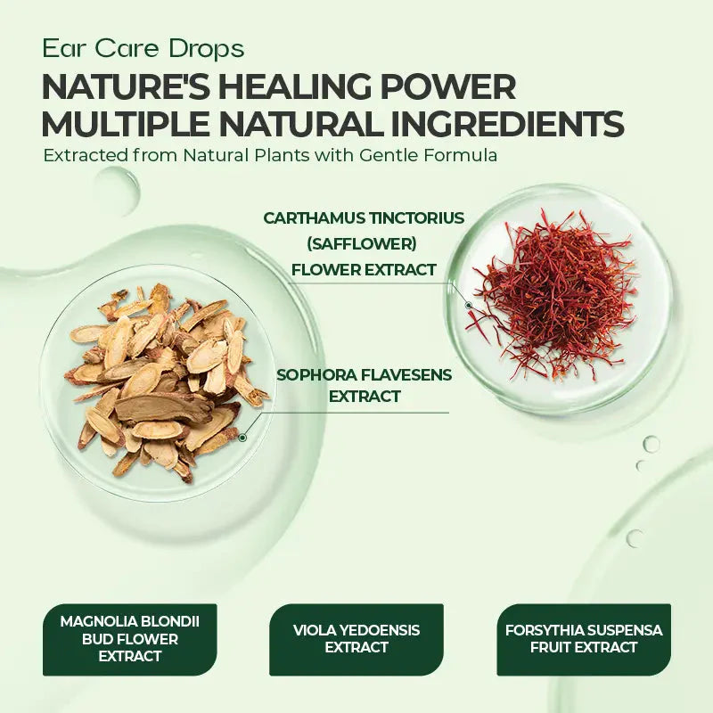 Ear Care Drops – Plant-Based Formula