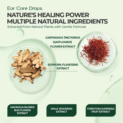Ear Care Drops – Plant-Based Formula