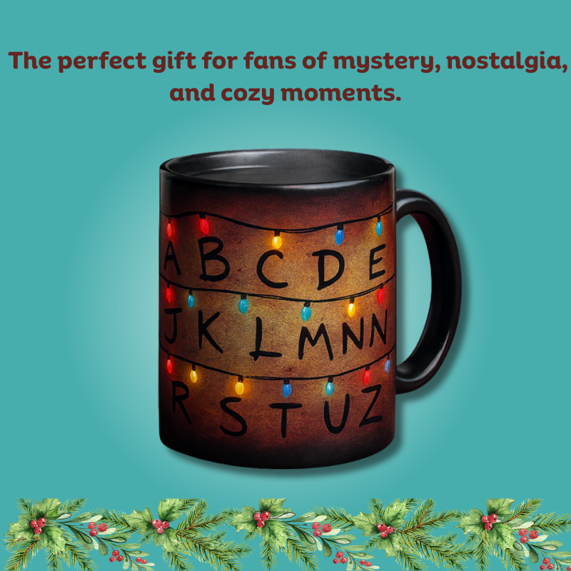 Stranger Things Alphabet Mug Color Changing