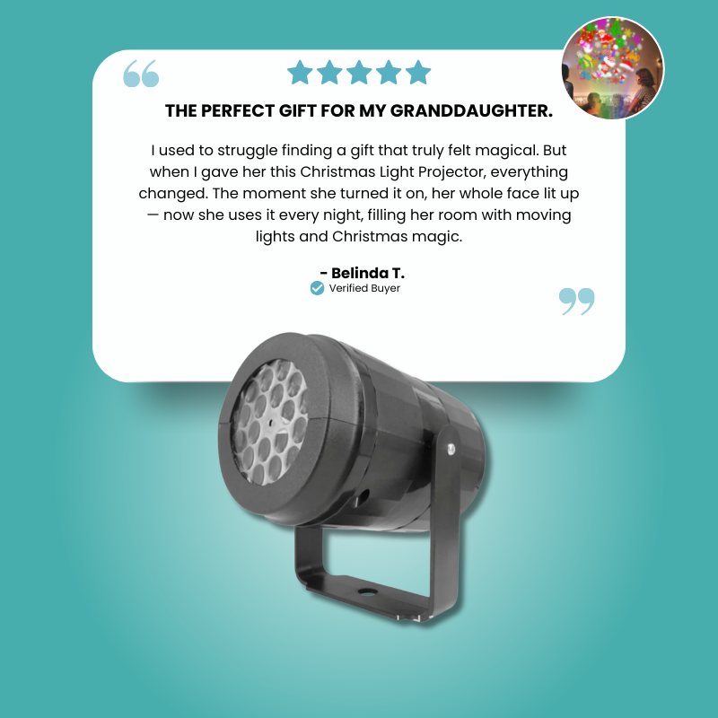 Christmas Projector Lights Lighting Atmosphere 3D Snow Landscape Lamp for Garden