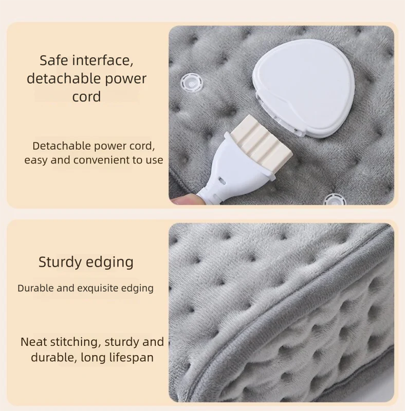 ☀️Electric Heated Foot Warmer Pad, 9-gear Adjustable, Soft Heating for Feet