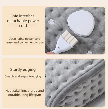 ☀️Electric Heated Foot Warmer Pad, 9-gear Adjustable, Soft Heating for Feet