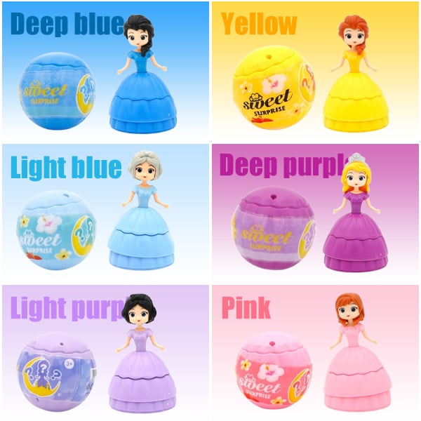 🥚12 PCS Princess Prefilled Easter Eggs | ✨Mix & Match Dress-Up Dolls – Easter Basket Stuffers & Egg Hunt Gifts👑