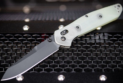 ⚡Last Day 60% OFF-🦋⚔️BM-940 Osborne AXIS Lock Knife Natural G-10