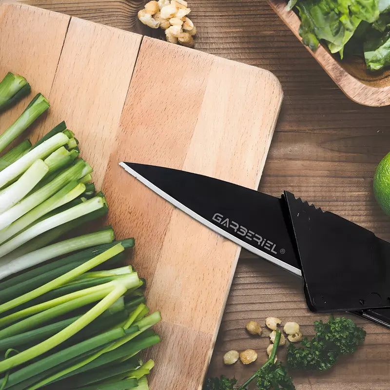 Folding Sharp Wallet Card Edge Tool