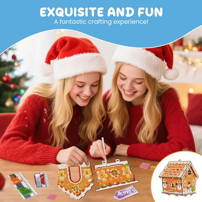 ✨Buy 2 Free Shipping🏠Gingerbread Snowman House Diamond Painting