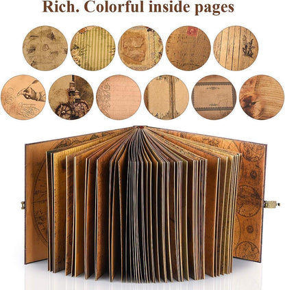 ❤️📚 Our Adventure Book Scrapbook 📸💕 - Retro Style Letter Cover, Perfect for Travel & Memories 💭