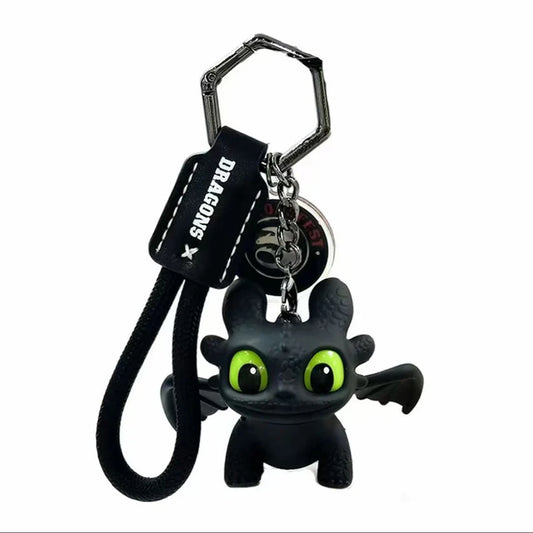 👾Toothless glow-in-the-dark toy keychain
