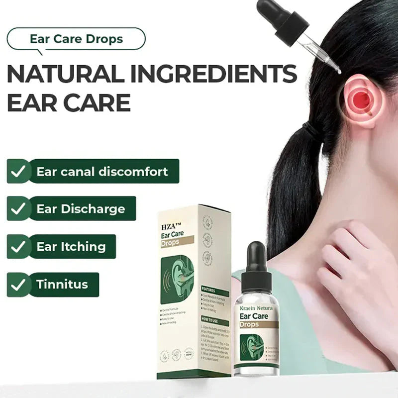 Ear Care Drops – Plant-Based Formula
