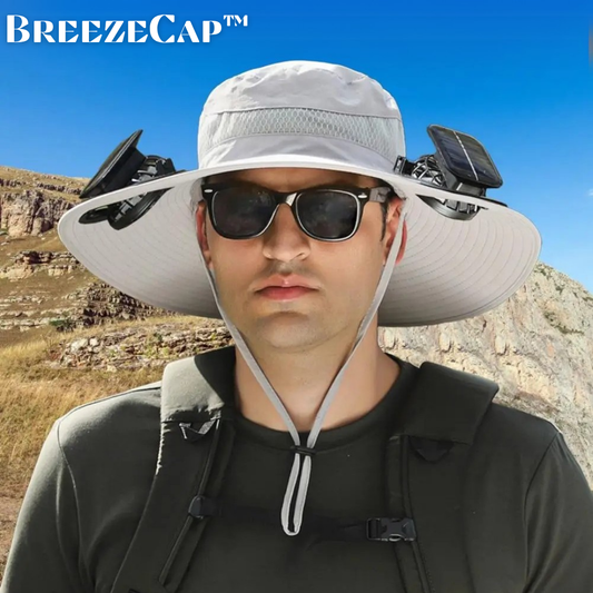 Breeze Cap™ - Solar-powered fan cap