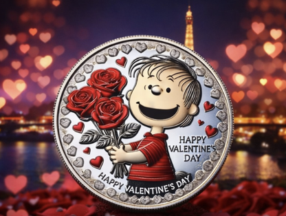 Lucy & Charlie Brown Valentine Coin