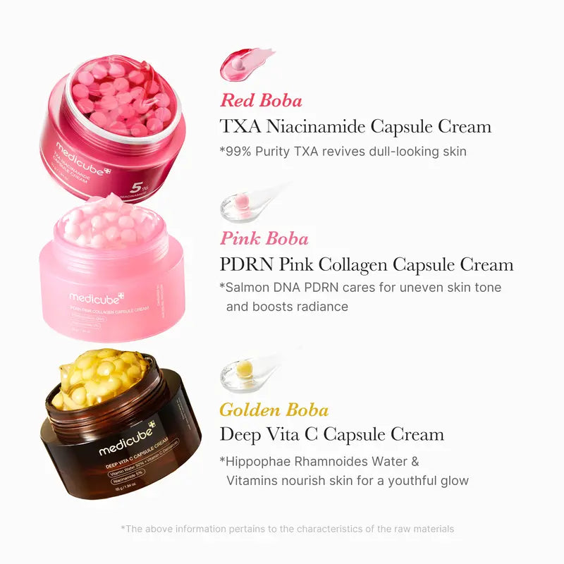 🔥2025 Most popular Pink Collagen Capsule Cream,🌼 TXA Niacinamide Capsule Cream,Deep Vita C Capsule Cream, 💧Hyaluronic Moisturizing Capsule Cream