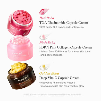 🔥2025 Most popular Pink Collagen Capsule Cream,🌼 TXA Niacinamide Capsule Cream,Deep Vita C Capsule Cream, 💧Hyaluronic Moisturizing Capsule Cream