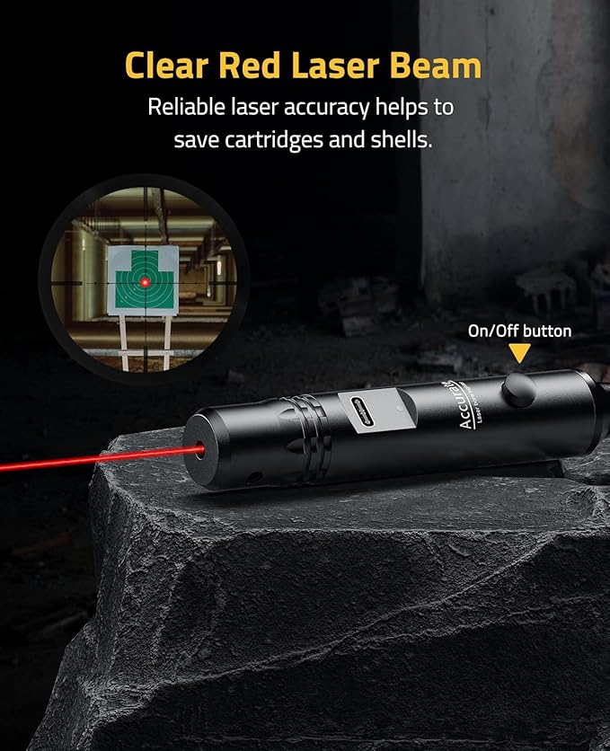 Professional Red Laser Bore Sight Boresighter with 64 Adapters