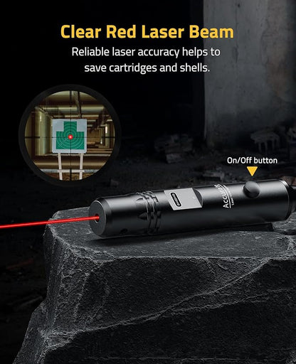 Professional Red Laser Bore Sight Boresighter with 64 Adapters