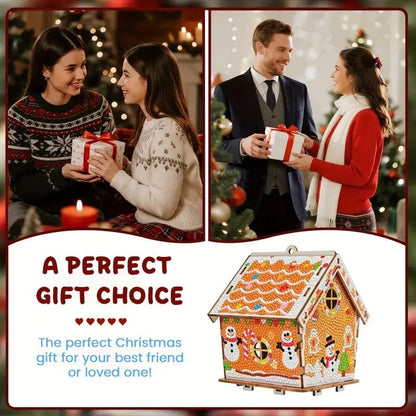 ✨Buy 2 Free Shipping🏠Gingerbread Snowman House Diamond Painting