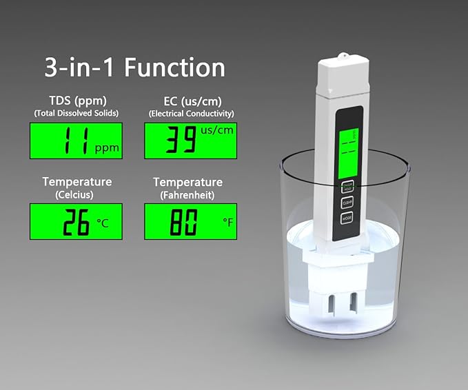 💧2025 All-New 4 in 1 Tds Meter Digital Water Tester