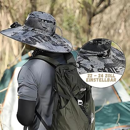 Breeze Cap™ - Solar-powered fan cap