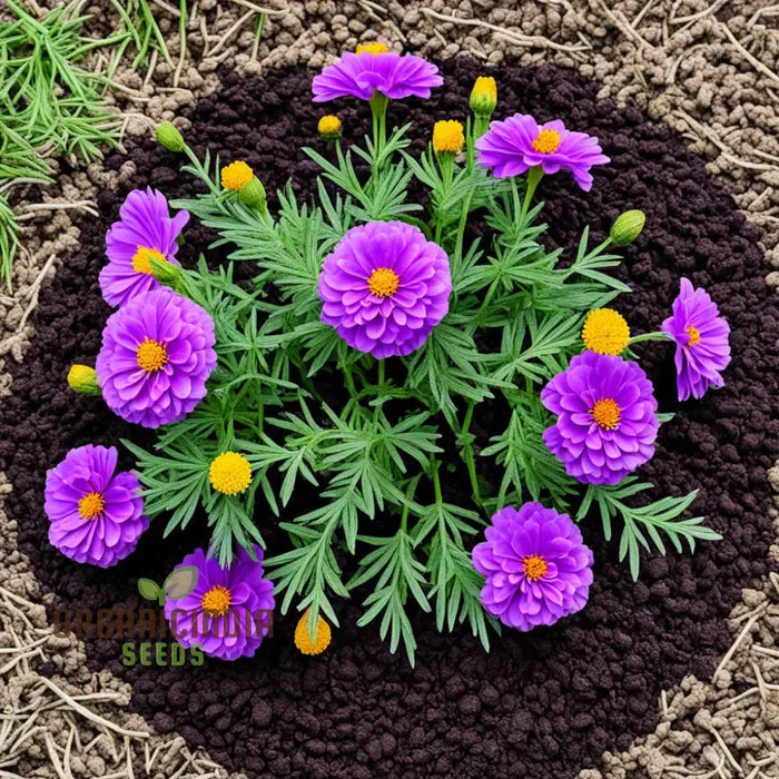 Purple Marigold Flower Seeds Elevate Your Gardening Experience with Unique, Vibrant Blooms
