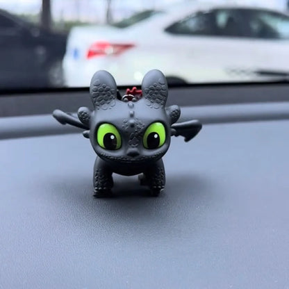 👾Toothless glow-in-the-dark toy keychain