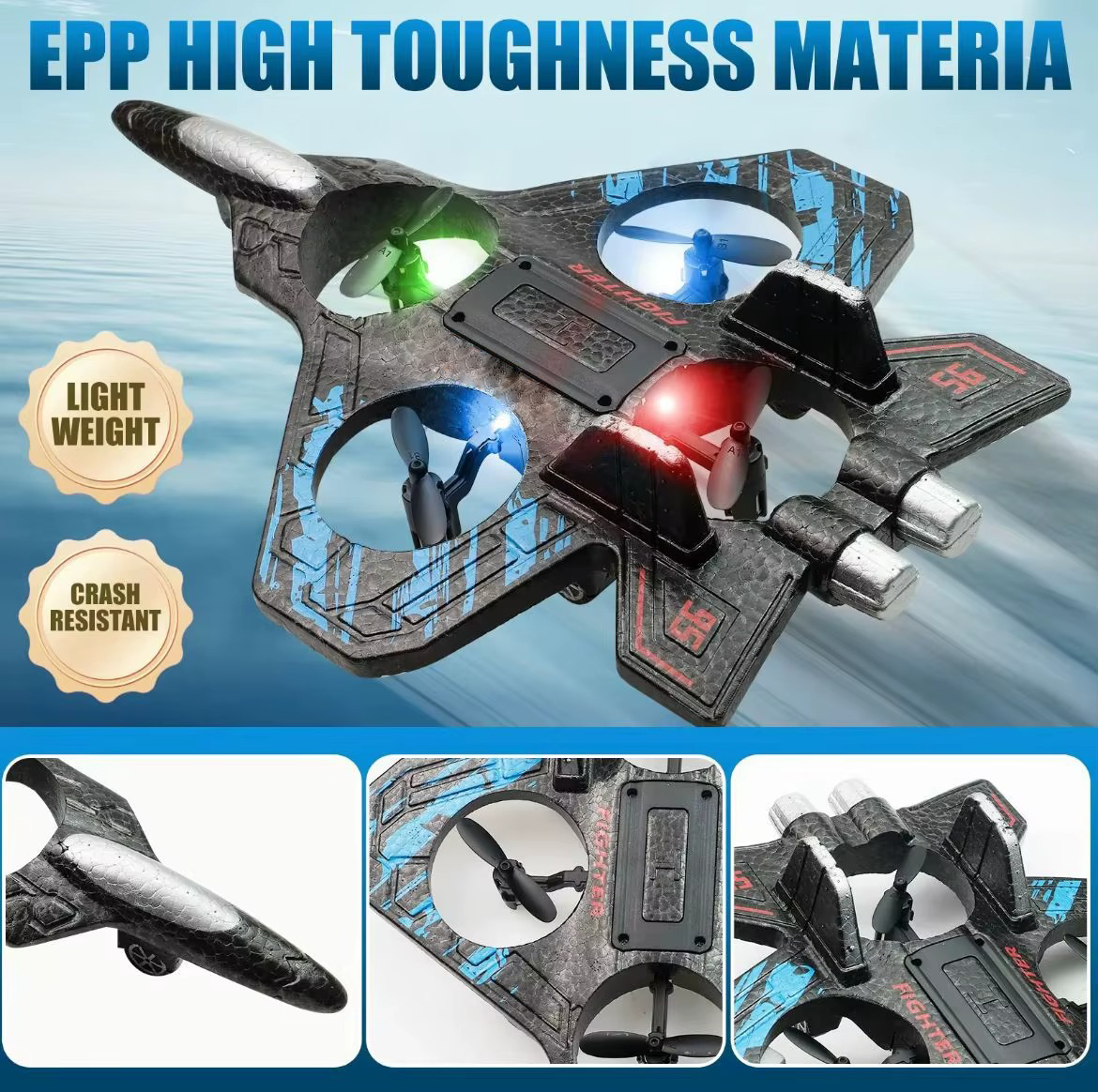 🔥Last day clearance🔥Wireless Remote-controlled Glider Toy Foam Airplane