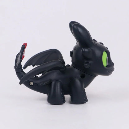 👾Toothless glow-in-the-dark toy keychain
