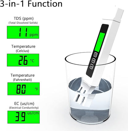 💧2025 All-New 4 in 1 Tds Meter Digital Water Tester