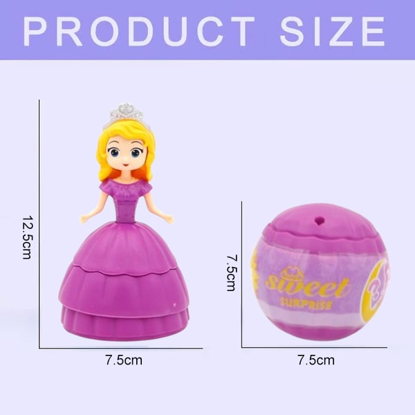 🥚12 PCS Princess Prefilled Easter Eggs | ✨Mix & Match Dress-Up Dolls – Easter Basket Stuffers & Egg Hunt Gifts👑
