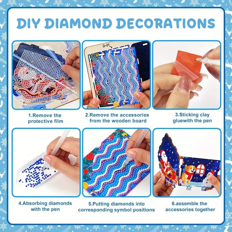 ✨Buy 2 Free Shipping🏠Gingerbread Snowman House Diamond Painting