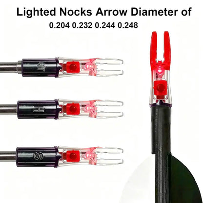 12pcs X Lighted Nocks for Arrows