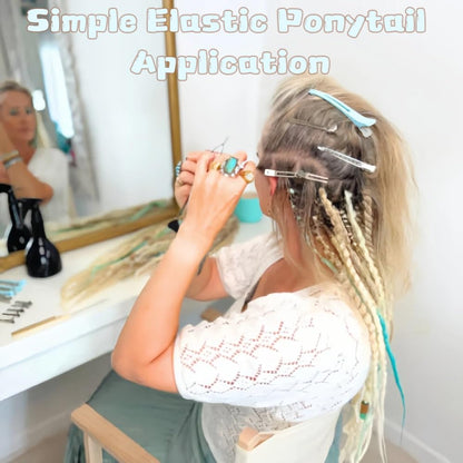 🔥Hot Sale 50% OFF -Elastic Dread Ponytail Salty Soul, Salty Soul Bohemian Ponytail Extension