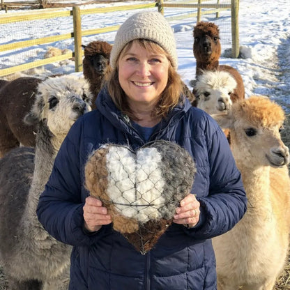 🔥LAST DAY 49% OFF - 🕊️🏡Handmade Natural Alpaca Fiber Bird Nesting Heart❤️
