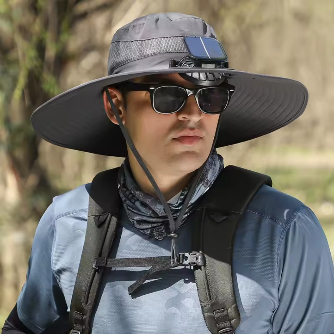 Breeze Cap™ - Solar-powered fan cap