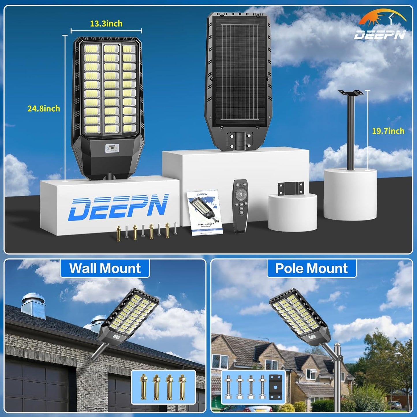 ⏰Last Day Promotion 49% OFF-Ultra Bright Solar Led Street LightSystem(Buy 2 Free Shipping)
