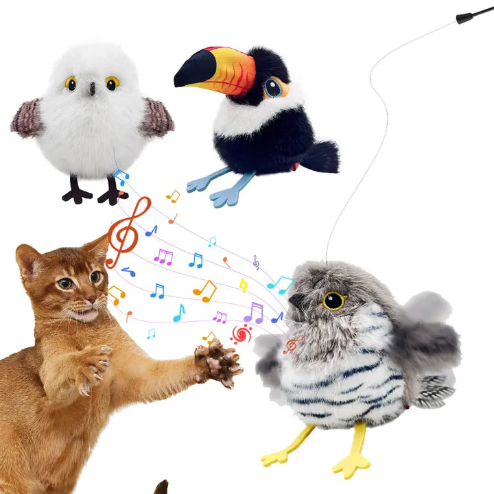 🔥2025 Annual Bestseller🐱Electric cat toy that makes sounds and flies away from the spot