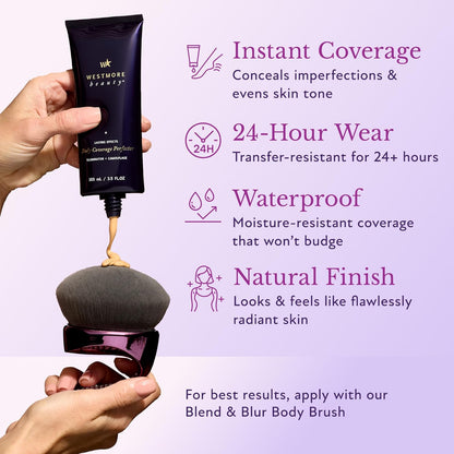 Body Coverage Perfector – Waterproof Leg & Body Makeup - Tattoo Cover Up Makeup