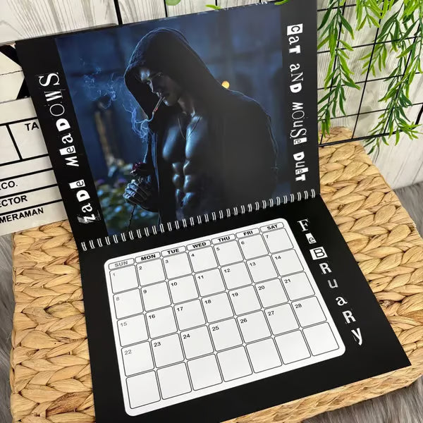 🖤Morally Grey Book Boyfriend 2026 Calendar 📅Dark Romantasy Aesthetic ✨