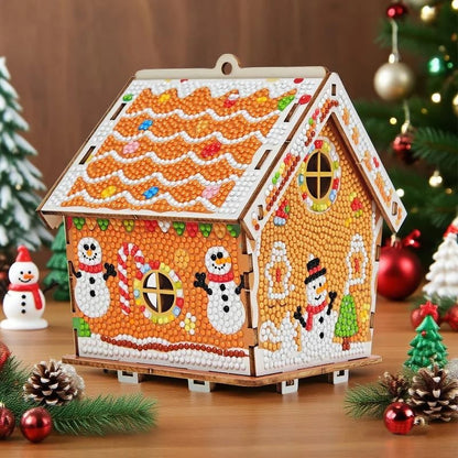 ✨Buy 2 Free Shipping🏠Gingerbread Snowman House Diamond Painting