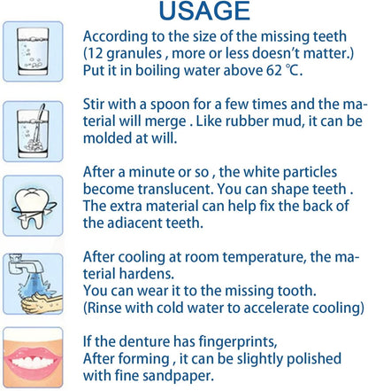 Temporary Tooth Repair: Perfect Solution for Gaps and Missing Teeth!✨