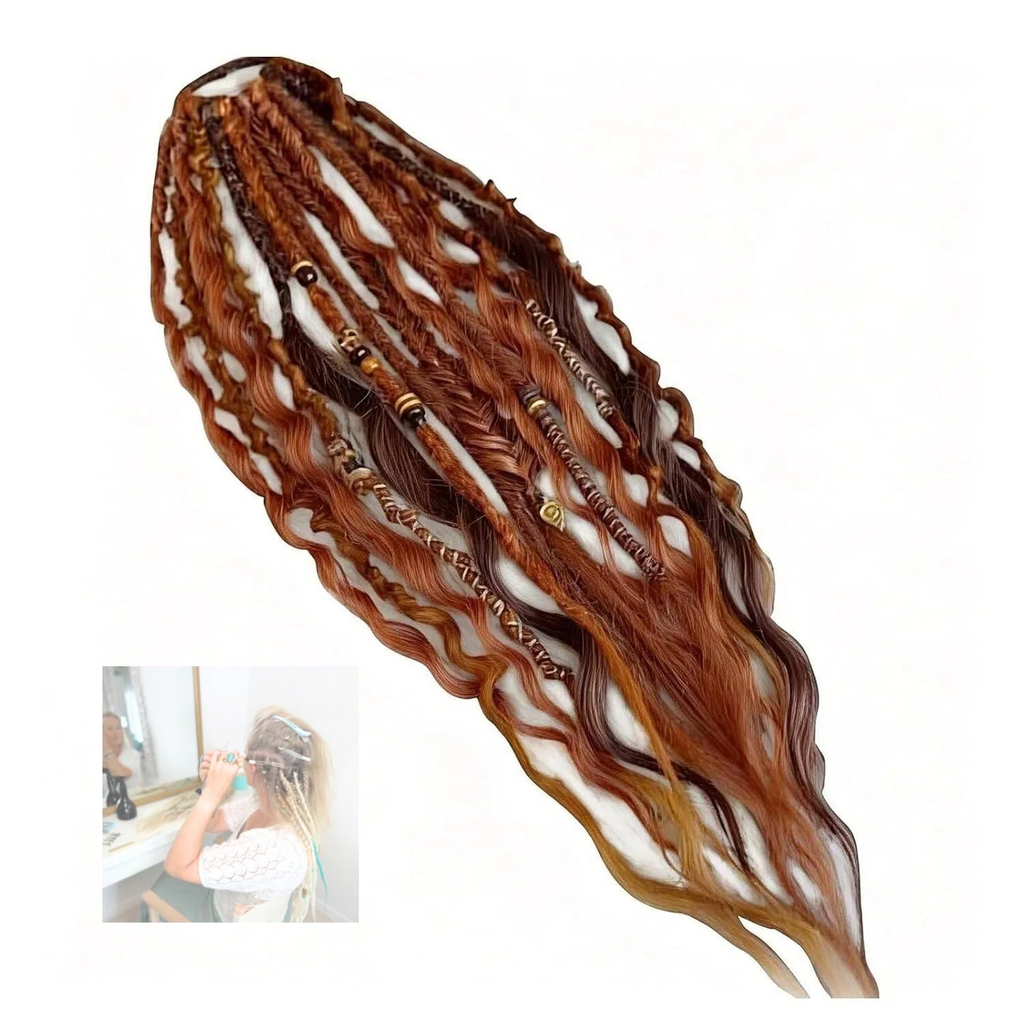 🔥Hot Sale 50% OFF -Elastic Dread Ponytail Salty Soul, Salty Soul Bohemian Ponytail Extension