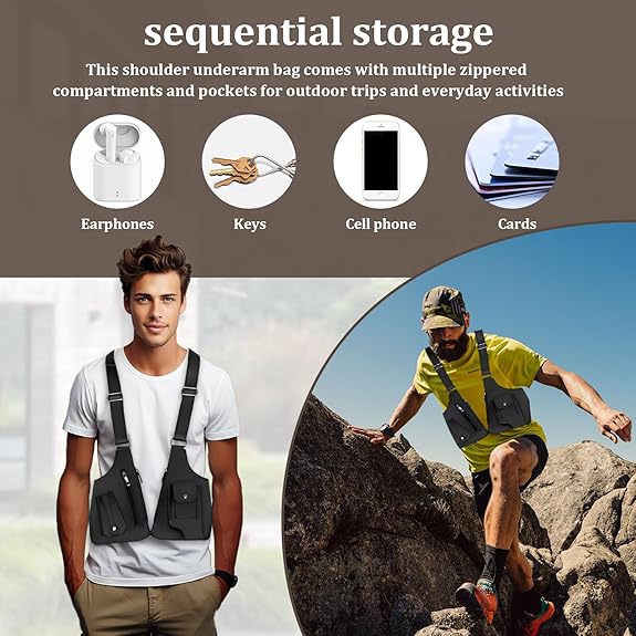 Double Shoulder Armpit Bag