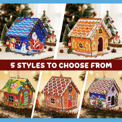 ✨Buy 2 Free Shipping🏠Gingerbread Snowman House Diamond Painting