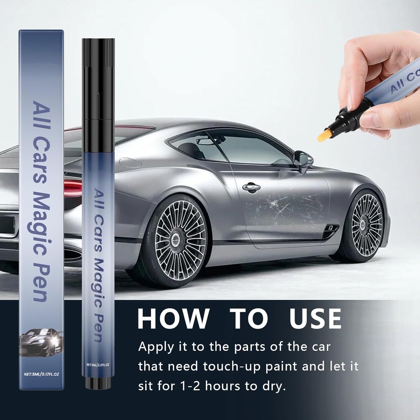 🚗⭐Magischer Autokratzerentfernungsstift – Sofortige Lackreparatur & Glanz🔨🍂