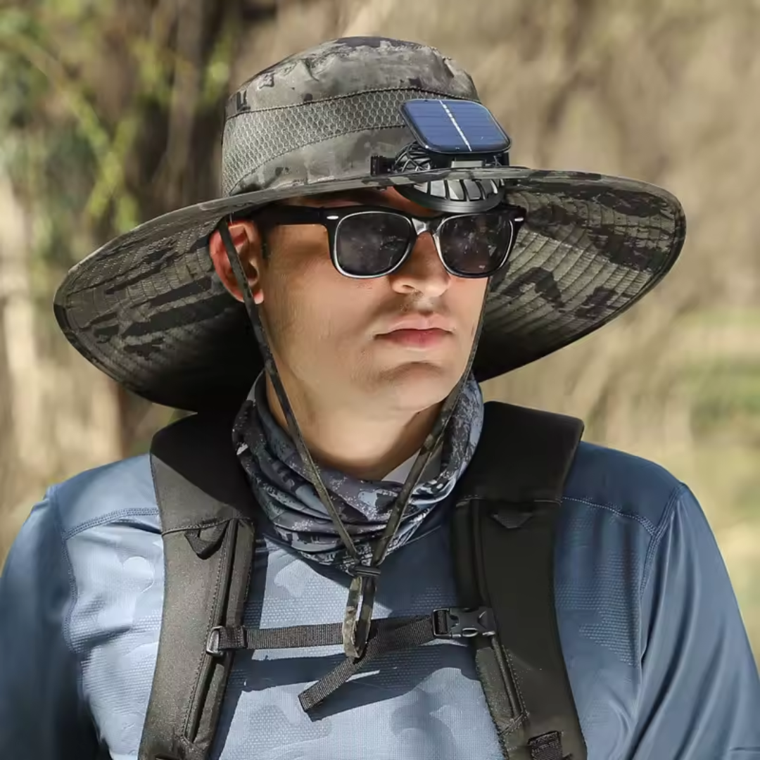 Breeze Cap™ - Solar-powered fan cap