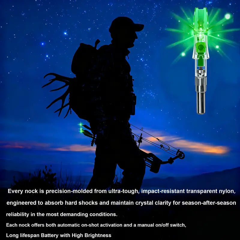 12pcs X Lighted Nocks for Arrows