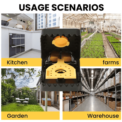 (4PCS)clips Mouse Glue Traps Mouse Rat Deterrent